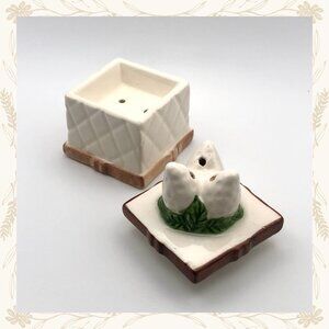 Strawberry Petit Four Salt & Pepper Shakers